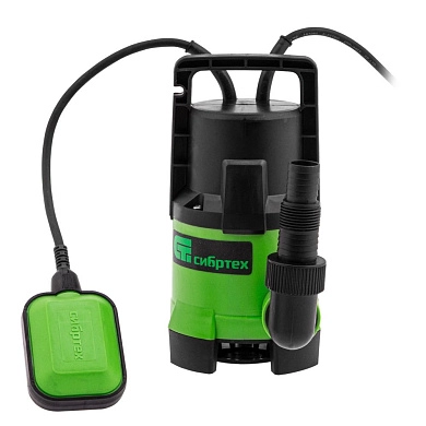 Насос дренажный для грязной воды СДН450-35, 450 Вт, напор 5,5 м, 8000 л/ч Сибртех