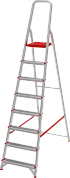 Лестница-стремянка алюм. профес. NV3110 (8 ступ. 169/242см, 7.9кг) Новая высота