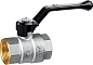 Кран шаровой полнопроходной мама-мама, ручка, никелир. латунь, 1/2 (51322-1/2) ЗУБР фото5