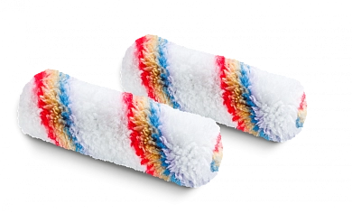 Ролик меховой 100мм/6мм, туба 15мм, ворс 11мм, полиакрил "Elitakolor", 2шт. (0123-231510) HARDY