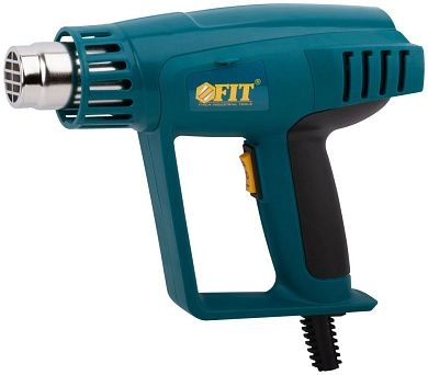 Фен технический HG-2001C (2000 Вт; 2 режима, 250-500 °C; 5 насадок, рез. накл.; чем.)(F_80608) FIT