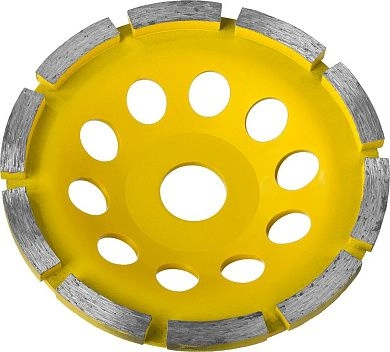 Чашка алмазная сегм. 2-х рядная (125х5х22.23) Бетон "PROFESSIONAL" 125мм (33382-125) STAYER