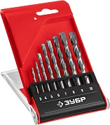 Набор сверл по бетону 8 шт: d 3-4-5-6-7-8-9-10мм (2922-H8_z02) ЗУБР