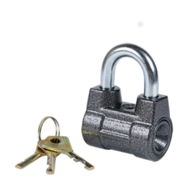 Замок навесной ВС2-4А (54х33х83мм, 10 мм диам. дужки) ЧАЗ