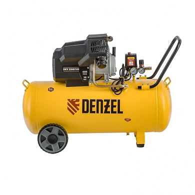 Компрессор воздушный DKV2200/100,Х-PRO 2.2 кВт, 400 л/мин, 100л Denzel