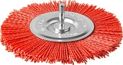 Щетка дисковая для дрели, нейл. пров. с абраз. покр., 125мм "ПРОФЕССИОНАЛ" (35161-125_z02) ЗУБР