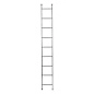 Лестница алюмин. приставная, 9 ступ, 2517мм, слож.2517х340х54мм, (97829) СИБРТЕХ фото2
