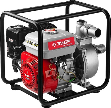 Мотопомпа бензиновая ЗБМП-600 (4.0 кВт, произв. 600 л/мин, патрубки 50 мм, кор.) ЗУБР