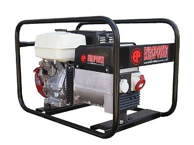 Генератор бензиновый Europower EP6500T(5,2/3,5кВт, 400/230В, HОNDA GX390)