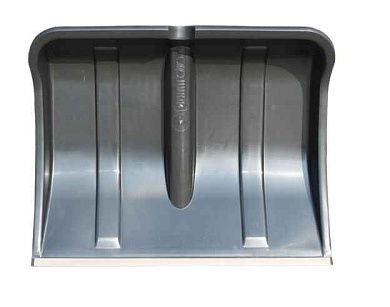 Лопата снеговая пл. б/ч, 500*400мм., с алюм. планкой "Богатырь"