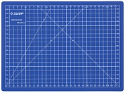 Коврик защитный, непрорезаемый, 3мм, цвет синий, 300х220 мм "ЭКСПЕРТ" (09903) ЗУБР