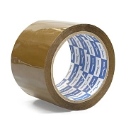 Лента клеящая упаковочная (скотч) 75мм/57м, 45мкм, коричневая (6095) Klebebander