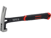 Молоток-гвоздодер 500гр, двухкомпонентная рукоятка (YT-45741) YATO