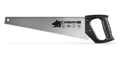 Ножовка по дереву 450 мм, БЫСТРЫЙ РЕЗ (15053-45) СИБИН