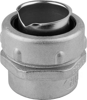 Элемент крепежный металлич, с внутренней резьбой, металлорукава диаметром 25м (60201-25) СВЕТОЗАР