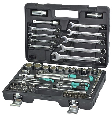 Набор инструмента автомобильного (1/2", 1/4") 84пр. (1614-5584S) WHIRLPOWER