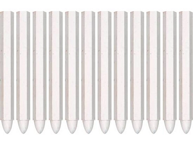 Мелки восковые разметочные, белые (12шт.)(YT-69931) YATO