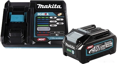 Аккумулятор 40В XGT 1х4.0 А/ч Li-Ion BL4040 + ЗУ DC40RA (191J67-0) MAKITA