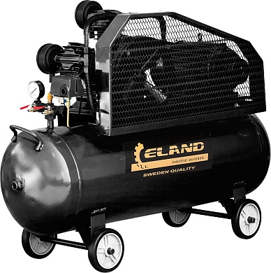 Компрессор возд. масл.WIND 100-2CB (2.2кВт, 380л/мин, 220В, 10Атм, 100л, прямой привод) ELAND