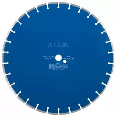 Круг алмазный сегм. 450х3.6х10х25.4 мм Асфальт Standart Plus APEXDIA
