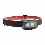Фонарь налобный светодиодный 500lm, 3+5W, 50M, 3.7V, 1200mAh, IP44, Type-C (T62) H-D