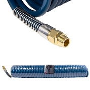 Шланг спиральный для воздуха с фитингами 12х18мм 20м (PU)(F-1812-20M) Forsage