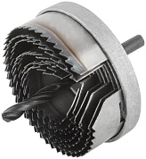 Набор пильных венцов, с каленым зубом 1", 26 - 63мм (F_36723) КУРС