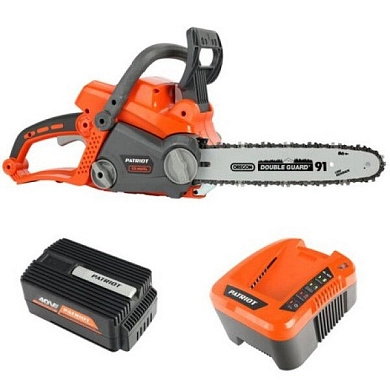 Пила цепная аккумуляторная СS 402XL (40В 2,5 А/ч шина 30см 3/8 1,3мм) PATRIOT / EXPERT