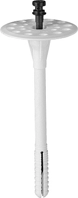 Дюбель для изоляционных материалов, нейлоновый стержень,10х120мм,300 шт (4-301505-10-120) ЗУБР