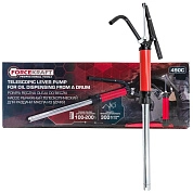 Насос ручной рычажный телескопический для перекачки масла на бочку (FK-490C) FORCEKRAFT