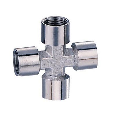 Переходник X-образный 1/4 " F -> 1/4" F -> 1/4 " F -> 1/4" F (180360 B) FUBAG