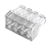 Клемма монтажная СМК 773-108 с пастой (400В 32А 8 гнезда 0,5-2,5мм2 желтый) 10 шт./уп 40423 ETP