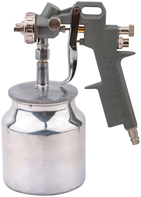 Краскопульт пневматический, алюминиевый нижний бачок 750 мл, 1.5 мм (F_81002) FIT