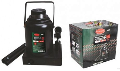 Домкрат гидравлический бутылочный, 50т., 230-360 мм, ход штока 130мм (RF-T95007) Rock FORCE