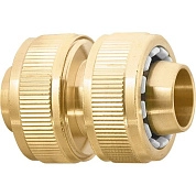Муфта ремонтная для шланга, 3/4", латунная (66541) PALISAD