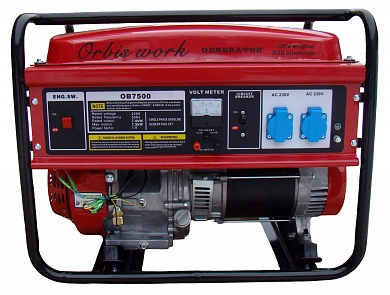 Генератор бензиновый ORBIS OB 7500