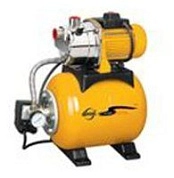 Станция насосная PS1000X, 1000 Вт, 3500 л/ч, ресивер 24 л, напор 44 м, нержавейка Denzel