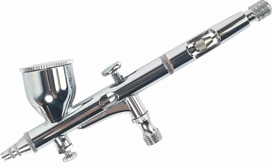 Аэрограф пневматический AB400 (3,5 атм. 9 л/мин Øсопл. 0,2мм верхн. бочок 0,09л) PATRIOT / IMPERIAL