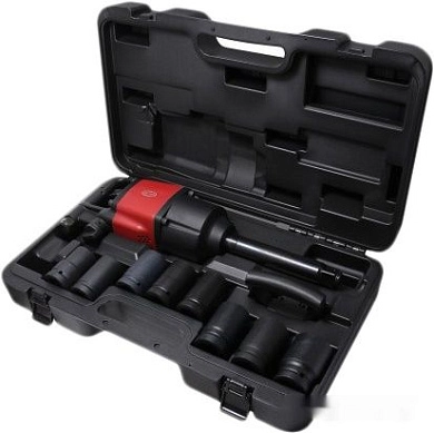 Гайковерт пневм. + ударные головки 27-41мм (1", 3390 Нм, кейс)(RF-8091D) Rock FORCE