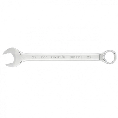 Ключ комбинированный, 22 мм, CrV, полированный хром (15166) MATRIX