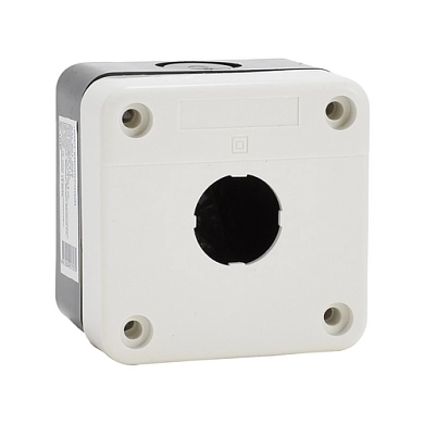 Корпус однокнопочный XAL-B01 (IP65 белый пластик) 14107 PMA PC ETP