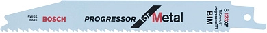 Полотно пильное для GSA S 123 XF, BIM (металл лист. 1-8мм, трубы d<100мм)(-1-)(2 608 654 402) BOSCH