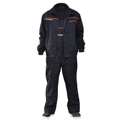 Костюм рабочий маслобензостойкий(Куртка+Полукомб.;55%хл45%пэ;пл.230гр/м2)р-р 96х100*170х176 SKIPER