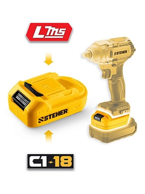 Адаптер для АКБ V1 под инструмент LMS (V1-LMS) STEHER