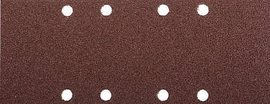 Лист шлифовальный "МАСТЕР", 8 отверстий, для ПШМ на зажимах, Р80, 93х230мм, 5шт (35591-080) ЗУБР