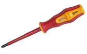 Отвертка диэл. "Профи" PZ2*100  (78614) КВТ