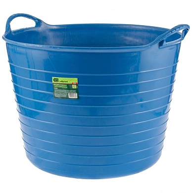 Ведро гибкое сверхпрочное, 28л, синее (67523) СИБРТЕХ