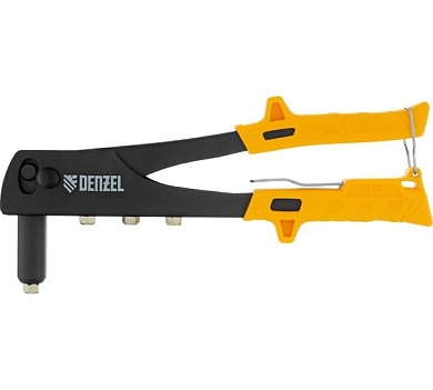 Заклепочник ручной 255 мм, (заклепки 2,4-3,2-4,0-4,8) (40440) DENZEL