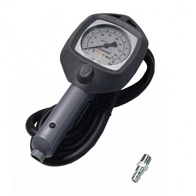 Пистолет для подкачки шин с манометром и шлангом 1м(0-12bar) (F-STG-23) FORSAGE
