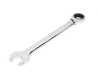 Ключ комбинированный с трещ., 27х27мм, хром.покр. (132563) HORTZ